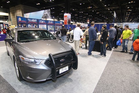 Illinois State Police Display in the Allied Area