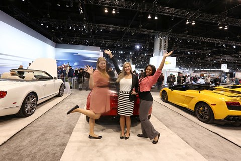 Women's Day at the Chicago Auto Show