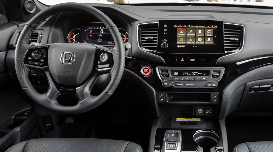 2019-Honda-Passport-dashboard