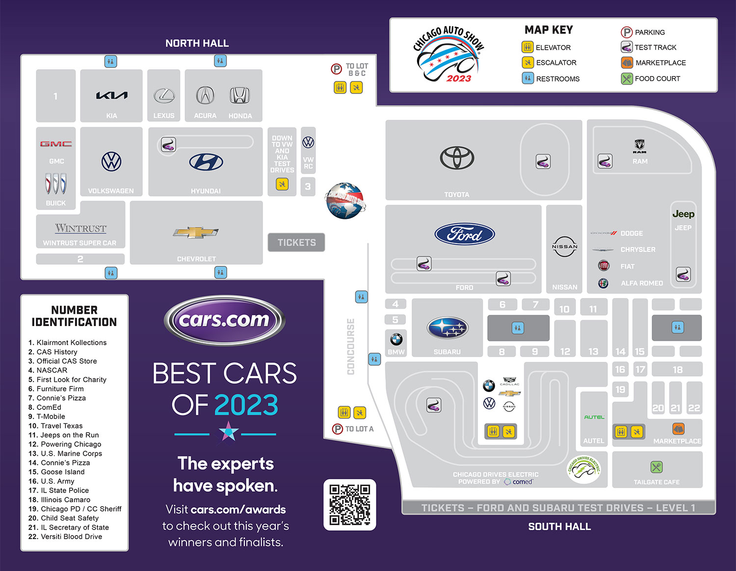 2023 Show Floor Map About Chicago Auto Show