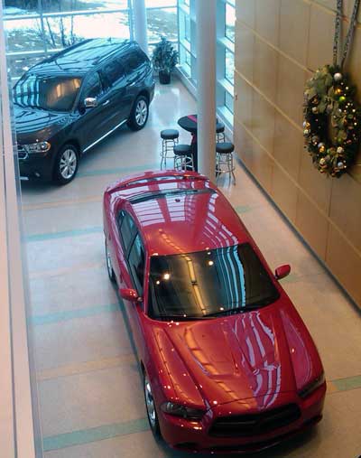 2011 Dodge Charger and Durango at CATA HQ